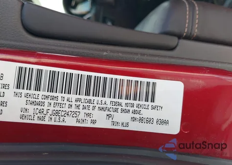 2014 Jeep Grand Cherokee Summit из США, поврежденный, VIN 1C4RJFJG8EC247257